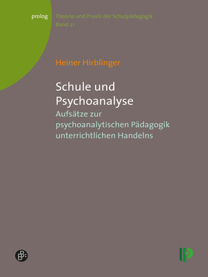 cover image of Schule und Psychoanalyse